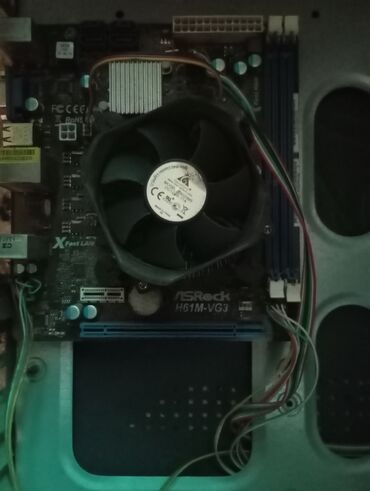 материнская плата на запчасти: Материнская плата, Б/у, ASRock, LGA1155, Для ПК