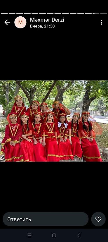 Milli geyimlər: Uşaq milli geyimləri – icarə və hazırlama xidməti Məktəb, bağça — 4