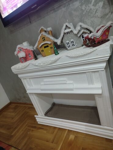 Praznična dekoracija: Set ukrasa, bоја - Bela, Novo — 2