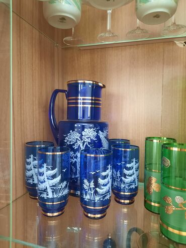 Другие товары для дома: ГРАФИН СО СТАКАНАМИ. БОГЕМИЯ!!! ЧЕХИЯ!!! СЕРВАНТНОЕ ХРАНЕНИЕ — 5