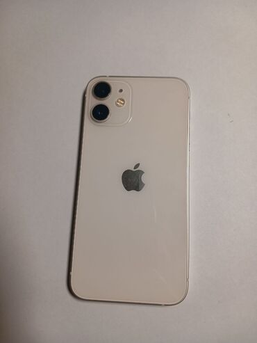 Apple iPhone: IPhone 12 mini, Б/у, 128 ГБ, Белый, Коробка, 72 %