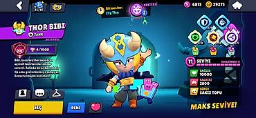 siniy traktor oyuncaq: Brawl Stars hesabı – inkişaf etmiş, hazır oyun profili - Kupa sayı — 3