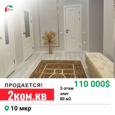 Продажа участков: 2 комнаты, 80 м², Элитка, 2 этаж, Евроремонт