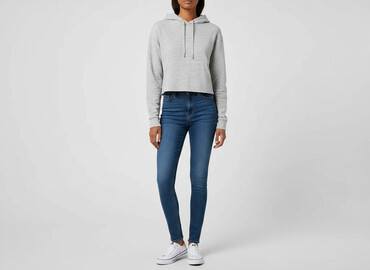 bluzo sukienki: H&M, Women`s hoodie, size S