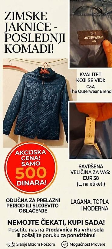 valentino patike muske: Zimska jaknica C&A – The Outerwear Brand, veličina EUR 38 (oznaka — 1