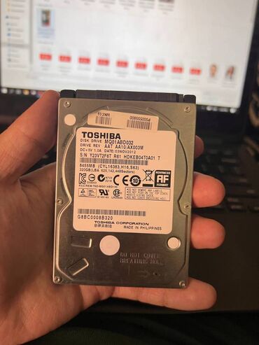 500 gb hard disk qiymeti: Sərt disk (HDD) Toshiba, 256 GB