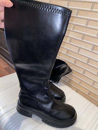 обувь деми: Отдам даром на размер 37-34 Зимние черные сапоги 34 размера Деми — 2