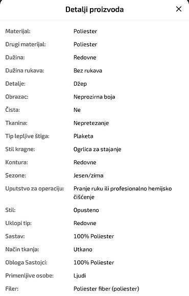 teddy duks: Muski prsluk . Porucuje se i ceka se 10-tak dana. Obavezna uplata pa — 2