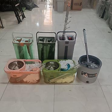 Şvabra, mop: Çoxfunksiyalı mop və aksesuarlar üçün təşkilatçı vedrə - Təmizlik — 5
