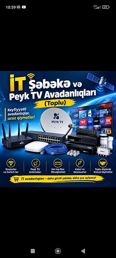 Стационарные телефоны: Whatcapla elaqə. Elektron aksesuarlar və Gigaset baza stansiyası dəsti — 1