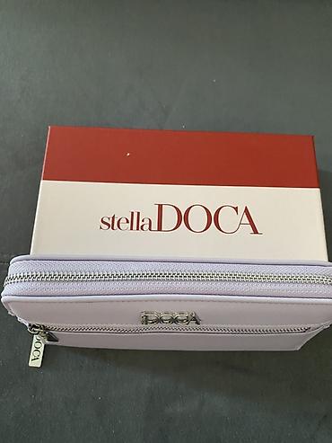 mona kolekcija: Stella DOCA ženski novčanik – pastelno ljubičasti - Brend: Stella — 3