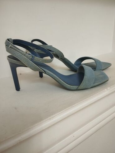 Tuflilər: Tuflilər, Ölçü: 38, rəng - Mavi, İşlənmiş — 9