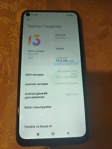 telef: Redmi Note 9, 128 GB, rəng - Göy — 5