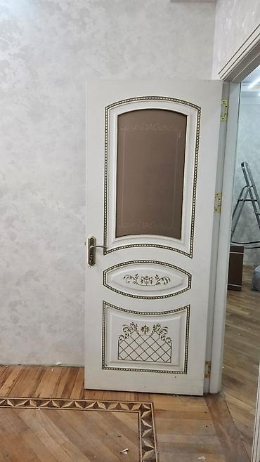 hamam qaplari: Ağ rəngdə klassik üslubda otaq qapıları - Material: MDF/MDF-lam — 3