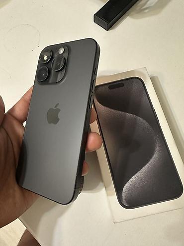 iphone 10plus: IPhone 15 Pro, Б/у, Black Titanium, Коробка, 87 % — 3