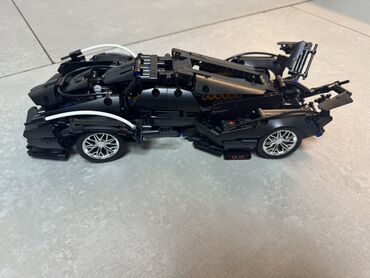 Модели автомобилей: Конструктор Technic: суперкар в черном цвете - Большая авторская — 2