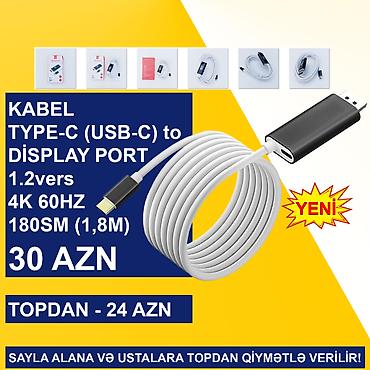 Digər kompüter aksesuarları: Type-C Kabellər SAYLA ALANA VƏ USTALARA TOPDAN QİYMƏTLƏ VERİLİR! — 3