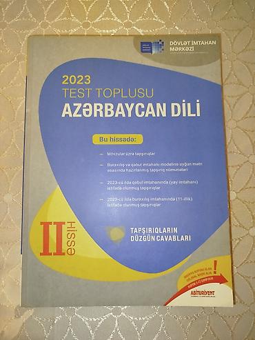 Testlər: Azərbaycan dili Testlər 11-ci sinif, DİM, 2-ci hissə, 2023 il — 1