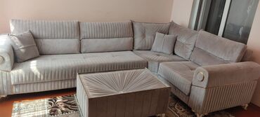 royal mebel: Угловой диван, Б/у, Раскладной, С подъемным механизмом, Велюровая ткань, Нет доставки