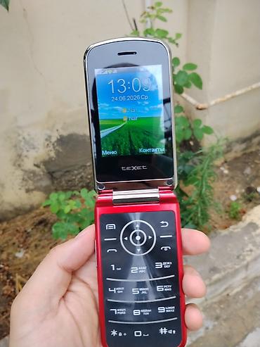 Техника и электроника: TeXet qapaqlı mobil telefon – qırmızı rəng Xüsusiyyətlər: - Qapaqlı — 4