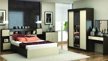 Yataq otağı dəstləri: 2 təknəfərlik çarpayı, Dolab, Komod, Termo, Rusiya, Yeni — 23