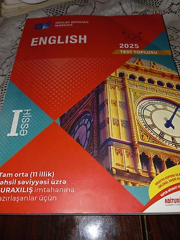 Testlər: İngilis dili Testlər 11-ci sinif, DİM, 1-ci hissə, 2024 il — 8