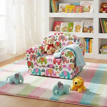 tapacirani deciji kreveti: 🌈BAMBI foteljica 🪑Dimenzije:55×45 cm ✨ Sedeći deo: 30×30 cm 🛏️ — 6