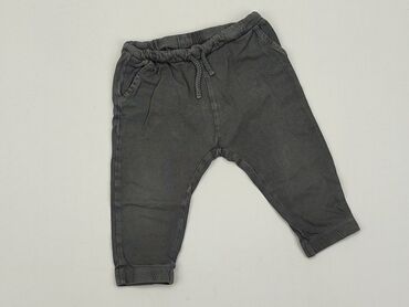 legginsy ozdobne czarne: Spodnie dresowe, 3-6 m, stan - Dobry