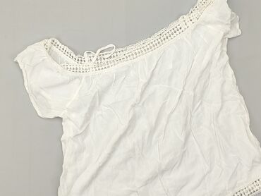 białe koronkowe bluzki ze stójką: Blouse, M (EU 38), condition - Perfect