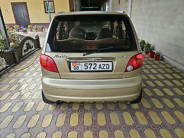 дордой мото: Daewoo Matiz: 2006 г., Кол менен иштөөчү, Хетчбек — 6