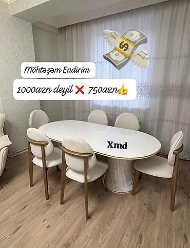 ikinci el stol stullar: Masa və oturacaq dəstləri — 1