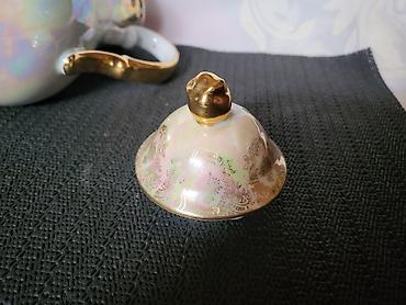 Čajnici: Bokal 1918g + Oscar Shaller Bavaria porcelan. Bokal je nov,pozlata — 14