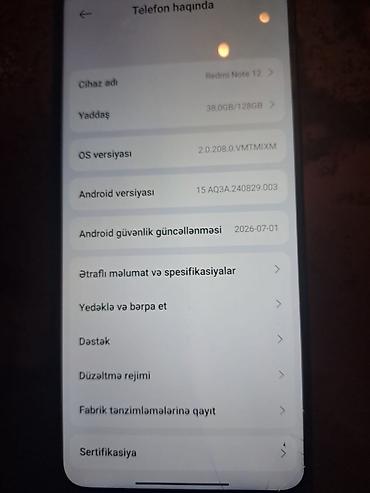 xiaomi black shark 6 pro: Redmi smartfon – mavi rəng Texniki göstəricilər: - Ekran: ön hissədə — 8