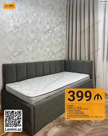 LA MINI divan‑çarpayı - Ölçü: 90 × 200 sm - Mexanizm: açılmayan lalafo.az -da LA MINI divan‑çarpayı - Ölçü: 90 × 200 sm - Mexanizm: açılmayan