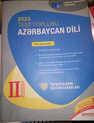 test toplusu: Azərbaycan dili Test toplusu 2 ci hissə tezedi içi yazılmayıb real