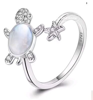 fossil prsten sat: Women's ring, Material: Cubic zirconia, Crystal, Silver