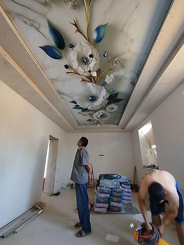 Натяжной потолок: Натяжной потолок Глянцевое, Матовое, 3D потолки Гарантия, Бесплатная консультация, Бесплатный замер — 5