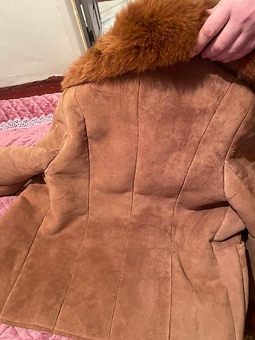 pull and: Кардиган, Короткая модель, Зима, С меховой отделкой — 2