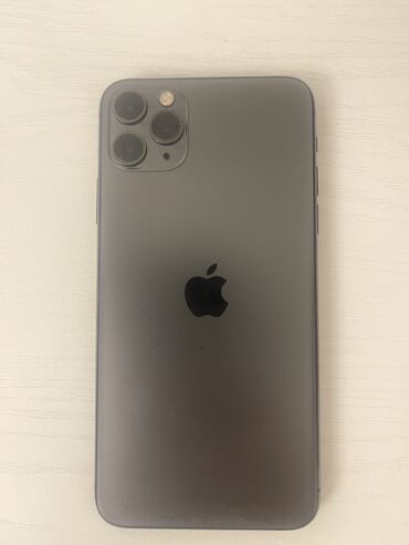 телефон айфон 11 про мах: IPhone 11 Pro Max, Б/у, 256 ГБ, Space Gray, Защитное стекло, Чехол, 74 %
