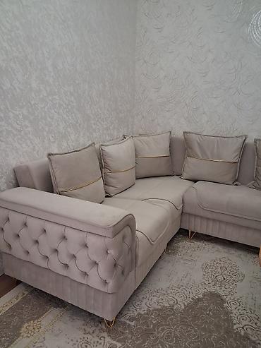 divan künc: Künc divan, Yeni, Açılan, Bazalı, Vеlur parça, Ödənişli çatdırılma — 1