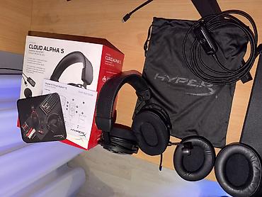 Проводные гарнитуры: Проводные гарнитуры, HyperX, Новый, цвет - Черный — 1