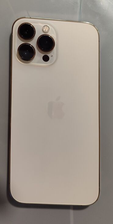 ремонт телефонов бишкек цум: IPhone 13 Pro Max, Б/у, 256 ГБ, Золотой, Зарядное устройство, Защитное стекло, Чехол, 88 %