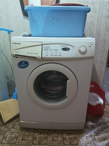 раковина на стиральную машину: Стиральная машина Samsung, Б/у, Автомат, До 5 кг, Полноразмерная