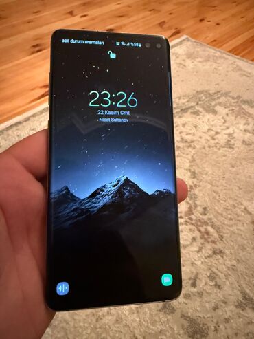 Samsung: Samsung Galaxy S10 Plus, 128 GB, rəng - Qara, Barmaq izi — 1