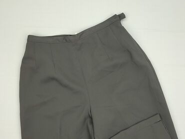 legginsy damskie marszczone: Material trousers for women, size M (EU 38)