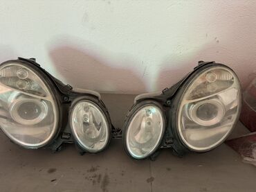 Передние фары: Комплект передних фар Mercedes-Benz 2004 г., Б/у, Оригинал, Германия — 1