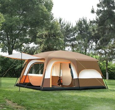 tent 3 6: Палатка большая двухкомнатная с тентом для кемпинга и туризма BiCamp