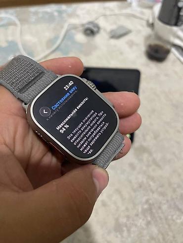 fitbit air купить бишкек: Apple Watch Ultra (49 мм), титановый корпус, сапфировое стекло. Серый — 2