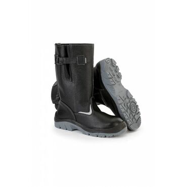 обувь зимняя мужская: Сапоги рабочие зимние утепленные комфорт кожаные с мп цвет черный
