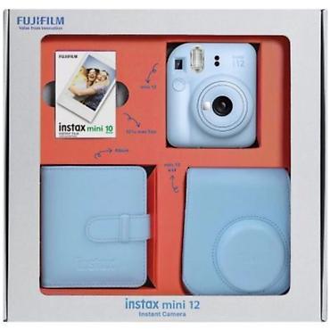 mini manqal: Fujifilm instax mini 12 instant kamera dəstı – açıq mavi rəng. Dəstın — 1